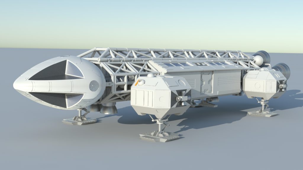 Space 1999 Eagle Transporter 3D Model