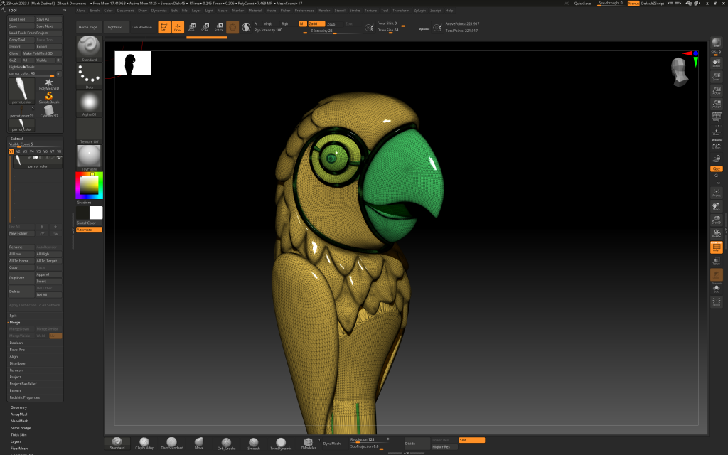 Mary Poppins 2 Parrot 3D Print Model