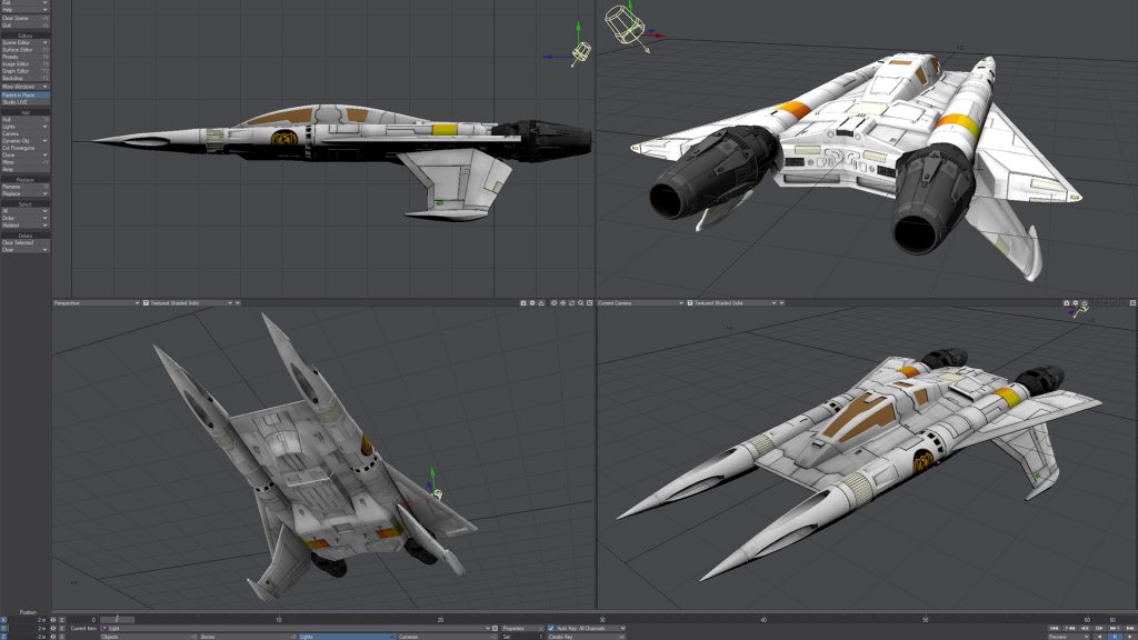 Buck Rogers Thunderfighter 3D Model
